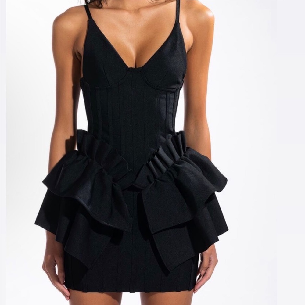 Bandage black dress